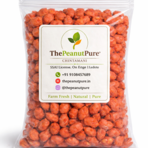 spicy masala peanuts in zip pouch The Peanut Pure crunchy red coated groundnuts